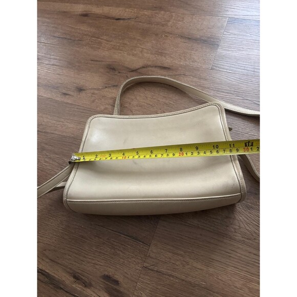 Coach Vintage 9814 Cream Leather Sutton Crossbody Shoulder Bag - Picture 4 of 8